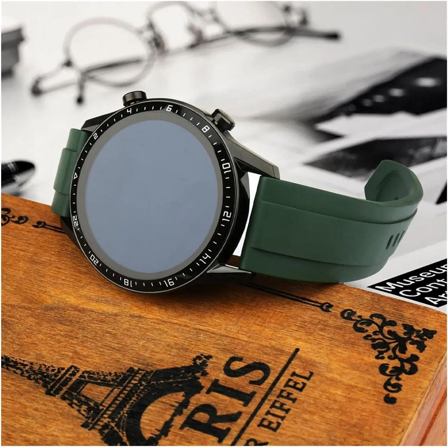 Quick Release Loop Soft Fluoro Rubber Watch Band Sport Diving Watchbands Watch Strap Bracelet Belt