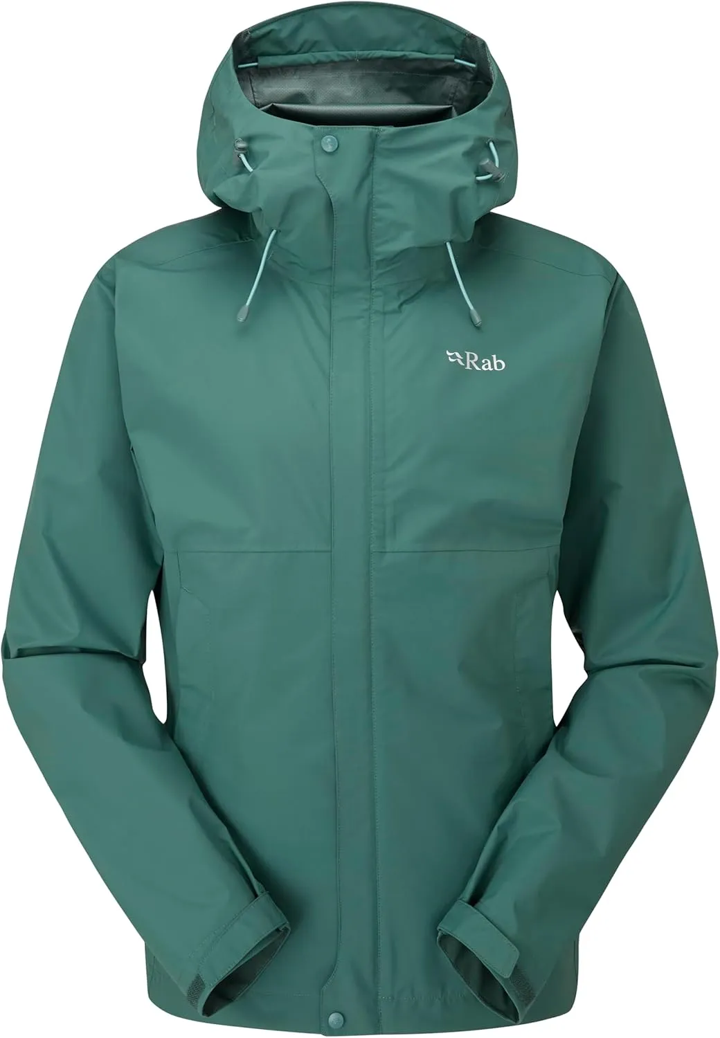 Rab Women's Downpour Eco Waterproof Breathable Jacket for Hiking & Climbing