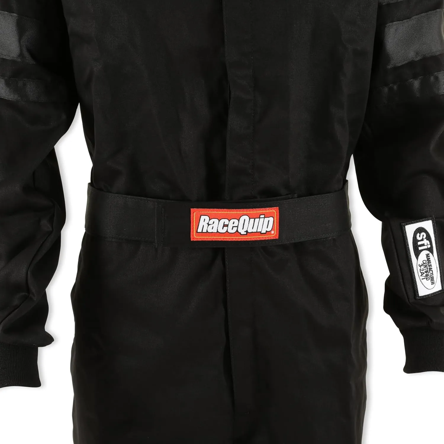 RaceQuip® 110005RQP 110 Series 1-Pc Driving Suit - SFI 3.2A/1 - Black - Large