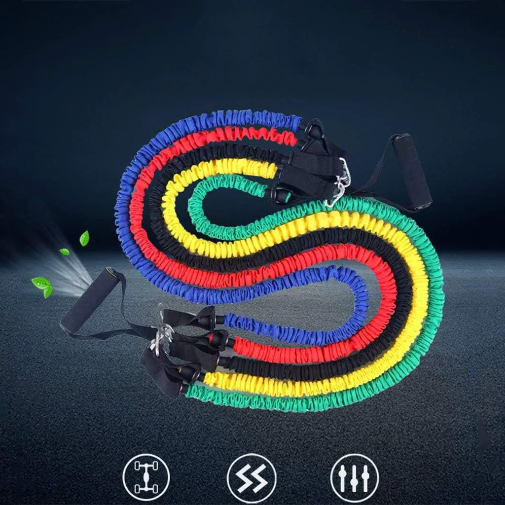Rally Rope Fitness Equipment Training Device Bodybuilding Belt Elastic Rope Multifunction Device Home Gym