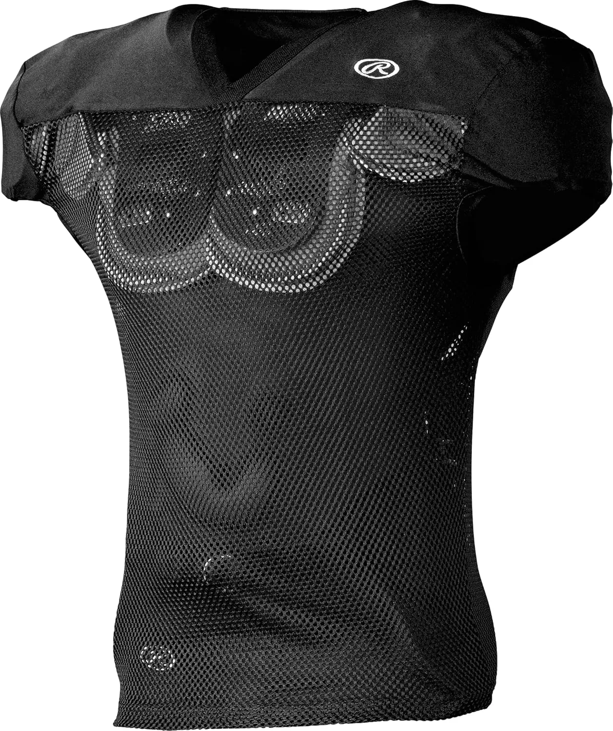 Rawlings | Premium Pro Cut Practice Football Jersey | Black | Medium
