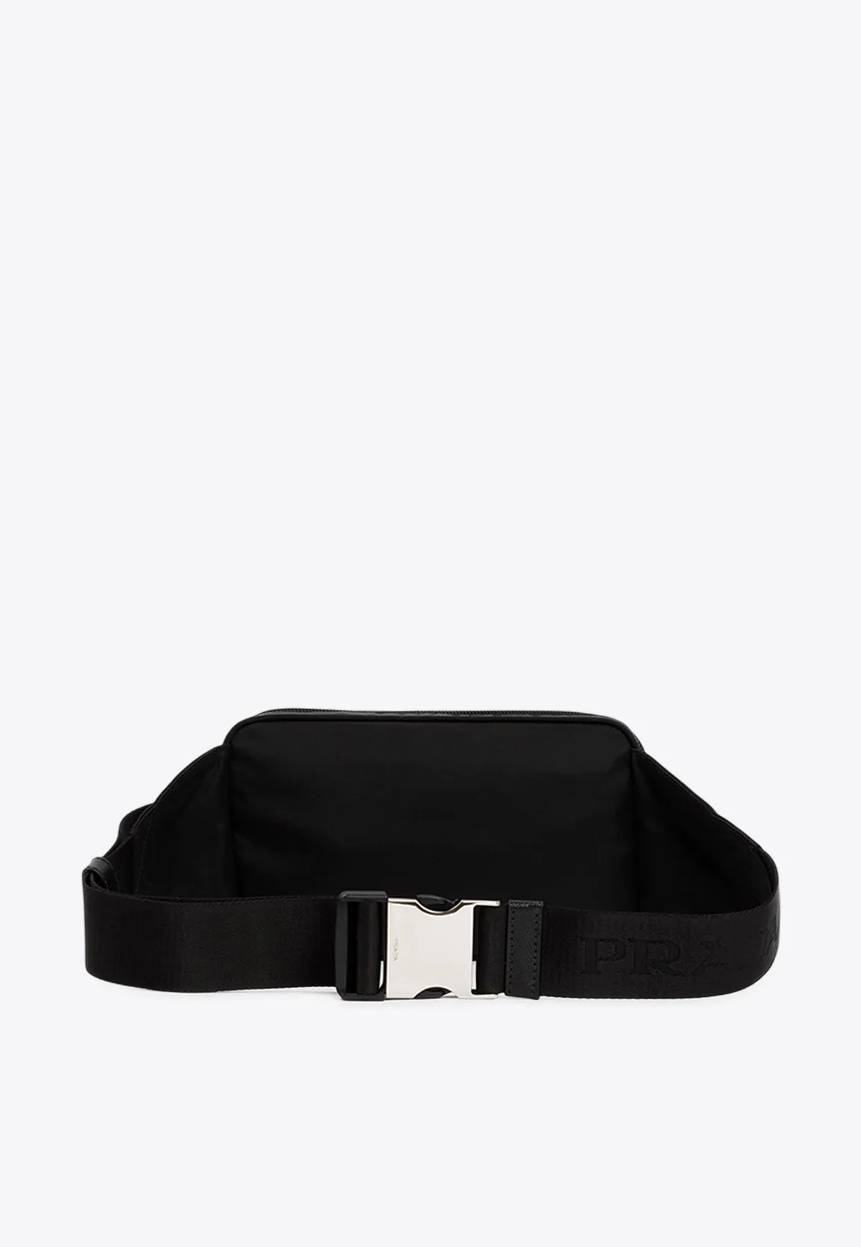 Re-Nylon and Leather Belt Bag