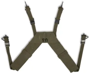 Replica WW2 US Vietnam Type 1956H Strap Link Belt and 1961 Backpack