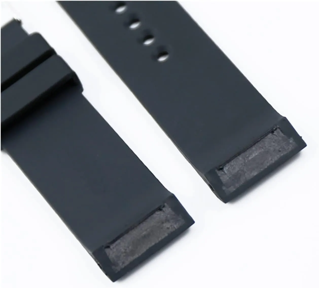 RHAIYAN Rubber Strap Watch Men's Accessories Compatible with Cartier Santos100 W20121U2 Pin Buckle 23mm Sports Waterproof Silicone Strap Women Band Specific