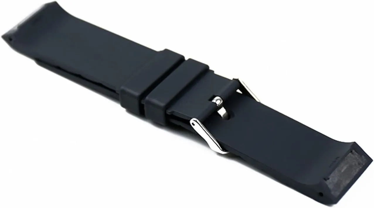 RHAIYAN Rubber Strap Watch Men's Accessories Compatible with Cartier Santos100 W20121U2 Pin Buckle 23mm Sports Waterproof Silicone Strap Women Band Specific