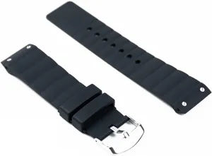 RHAIYAN Rubber Strap Watch Men's Accessories Compatible with Cartier Santos100 W20121U2 Pin Buckle 23mm Sports Waterproof Silicone Strap Women Band Specific