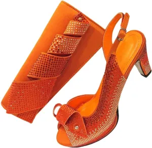 Rhinestone Bridal Shoes Purse Pointed Toe Italian Designer Wedding Accessories