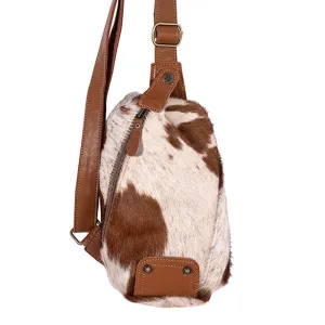 Robnette Ranch Fanny-Pack Bag In Caramel & White