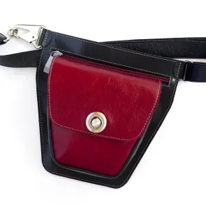 ROVER Leather Fanny Pack – Deep Red