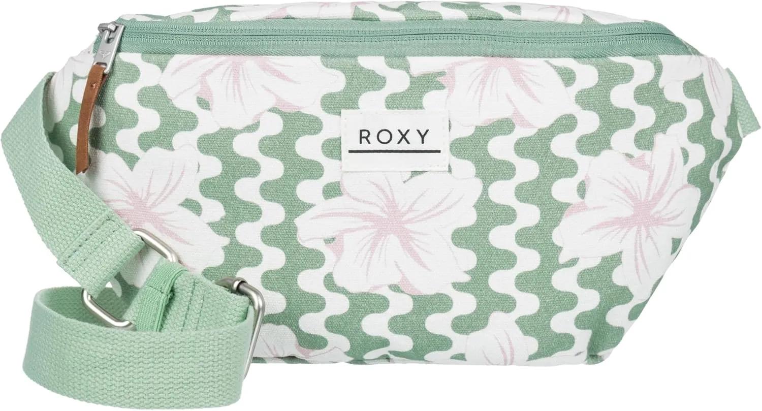 Roxy Women's Sling Bag | Crochet | Woven | Fanny Pack | Waist Bag | Travel | Beach | Vacation | Natural