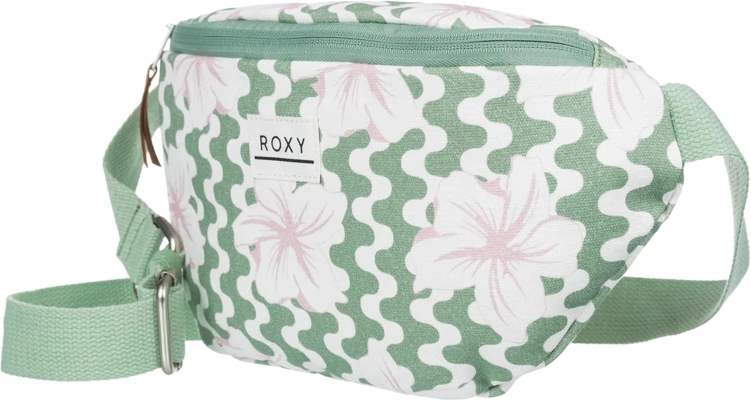 Roxy Women's Sling Bag | Crochet | Woven | Fanny Pack | Waist Bag | Travel | Beach | Vacation | Natural