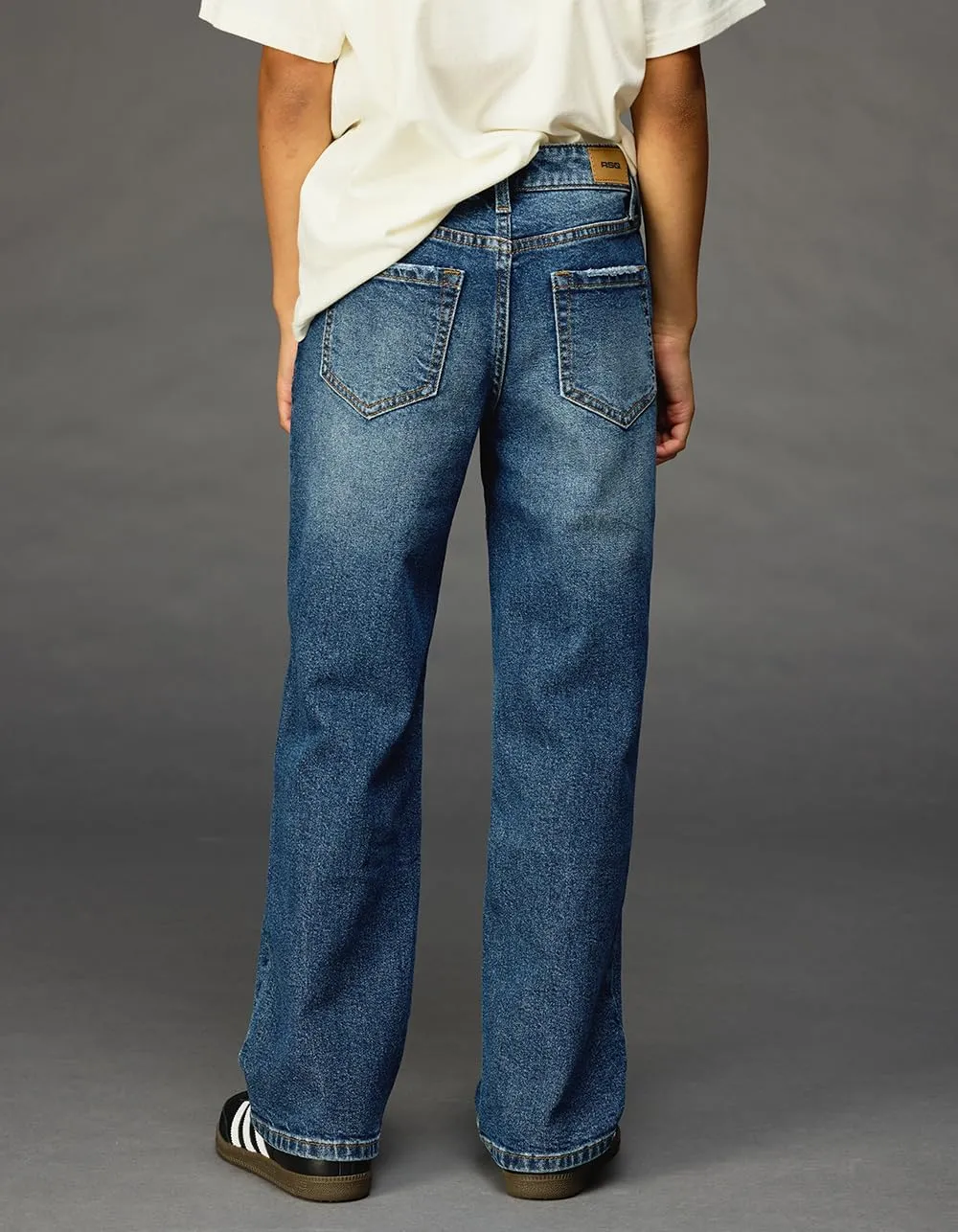 Rsq Boys Straight Dark Wash Jeans