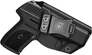 Ruger EC9S Holster LC9S Holster IWB Kydex Fit: Ruger EC9S / LC9S / LC9 / LC380 Pistol – Inside Waistband Concealed Carry – Adjustable Cant & 'Posi-Click' Retention – No Wear - No Jitter - Made in USA