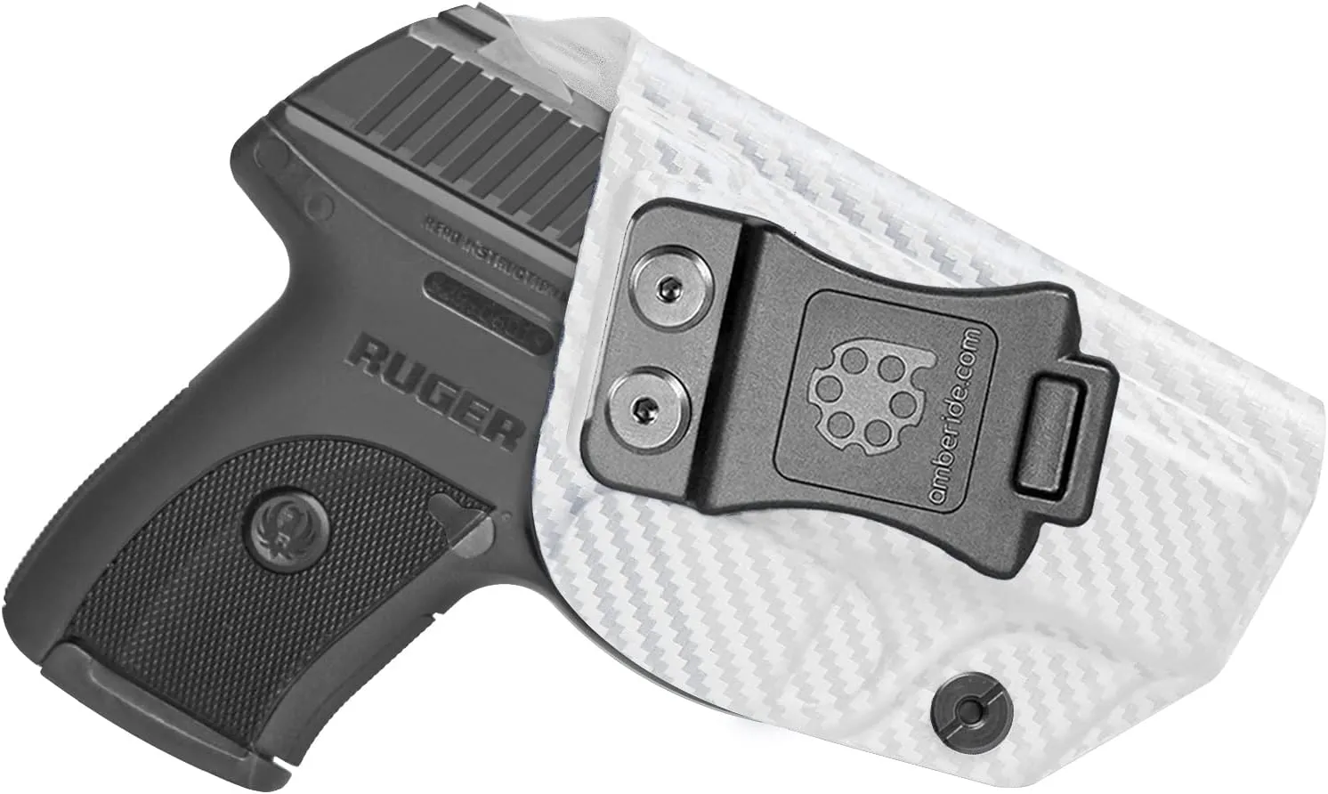 Ruger EC9S Holster LC9S Holster IWB Kydex Fit: Ruger EC9S / LC9S / LC9 / LC380 Pistol – Inside Waistband Concealed Carry – Adjustable Cant & 'Posi-Click' Retention – No Wear - No Jitter - Made in USA