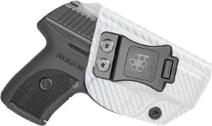 Ruger EC9S Holster LC9S Holster IWB Kydex Fit: Ruger EC9S / LC9S / LC9 / LC380 Pistol – Inside Waistband Concealed Carry – Adjustable Cant & 'Posi-Click' Retention – No Wear - No Jitter - Made in USA