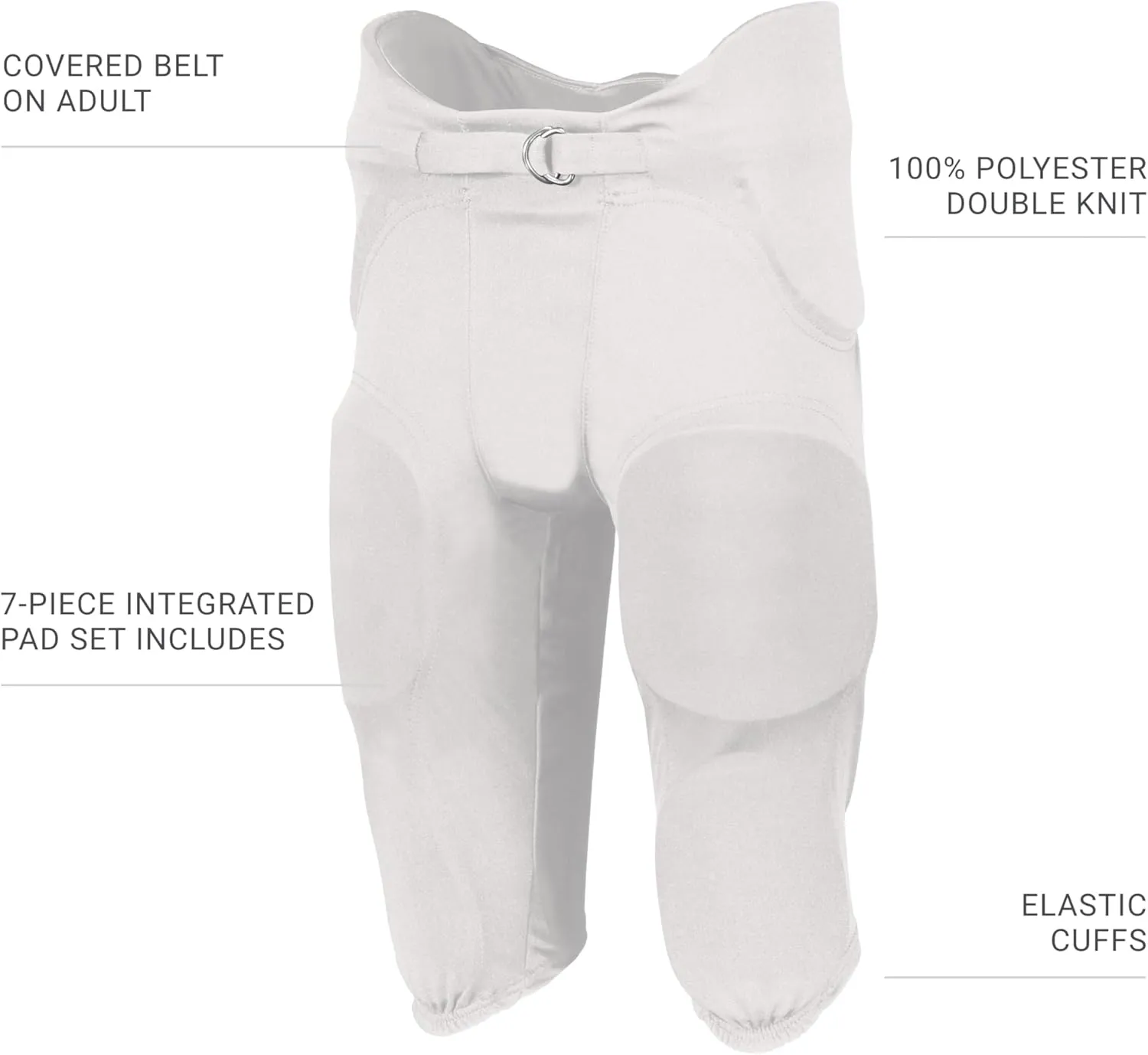 Russell Athletic Men's Integrated 7-Piece Pad Football Pant