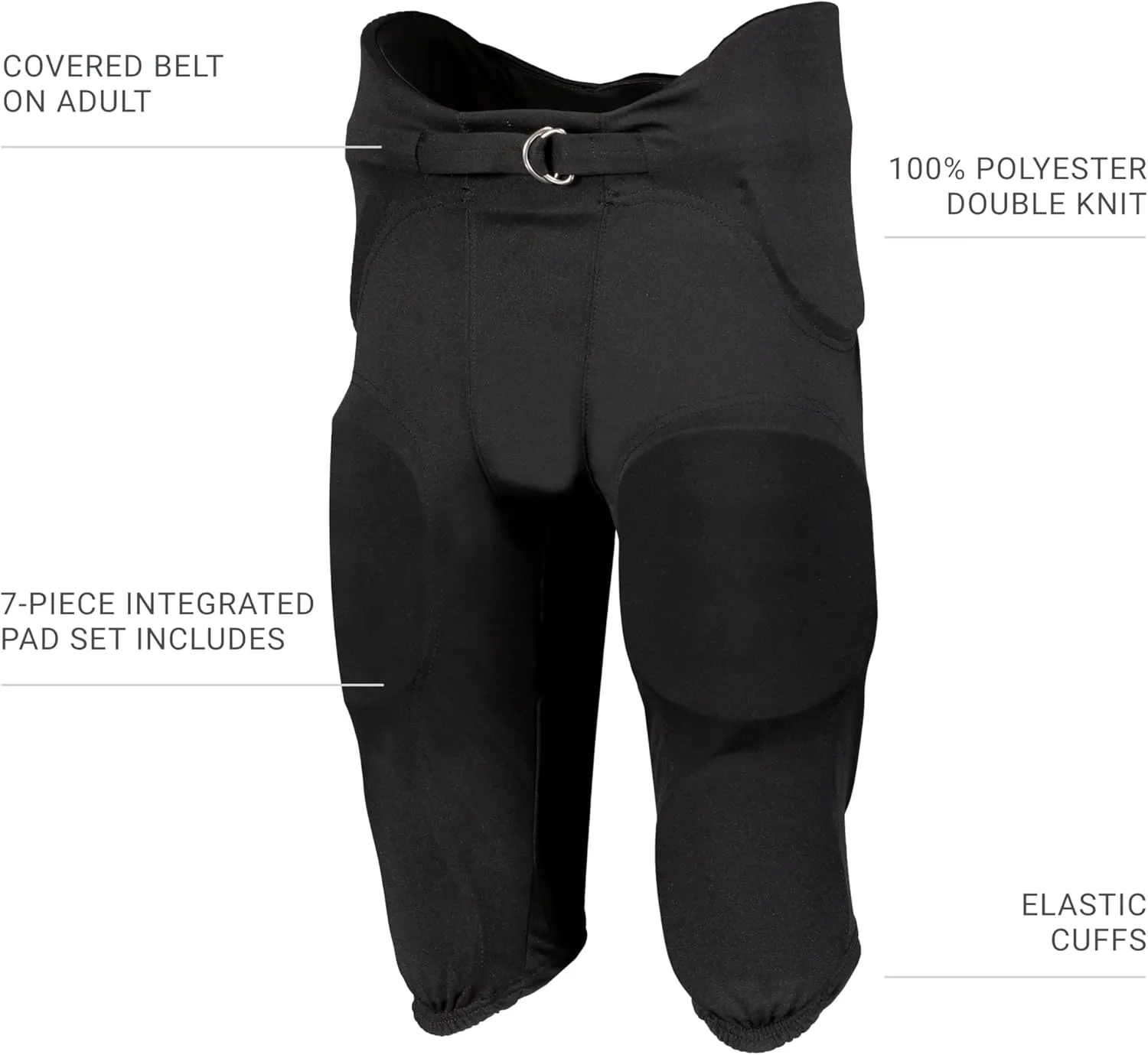 Russell Athletic Men's Integrated 7-Piece Pad Football Pant