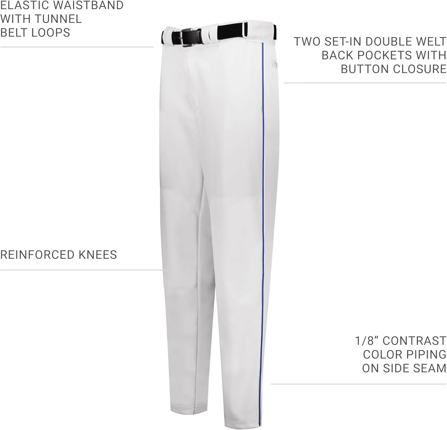 Russell Athletic Men's Piped Diamond Series Baseball Pant 2.0