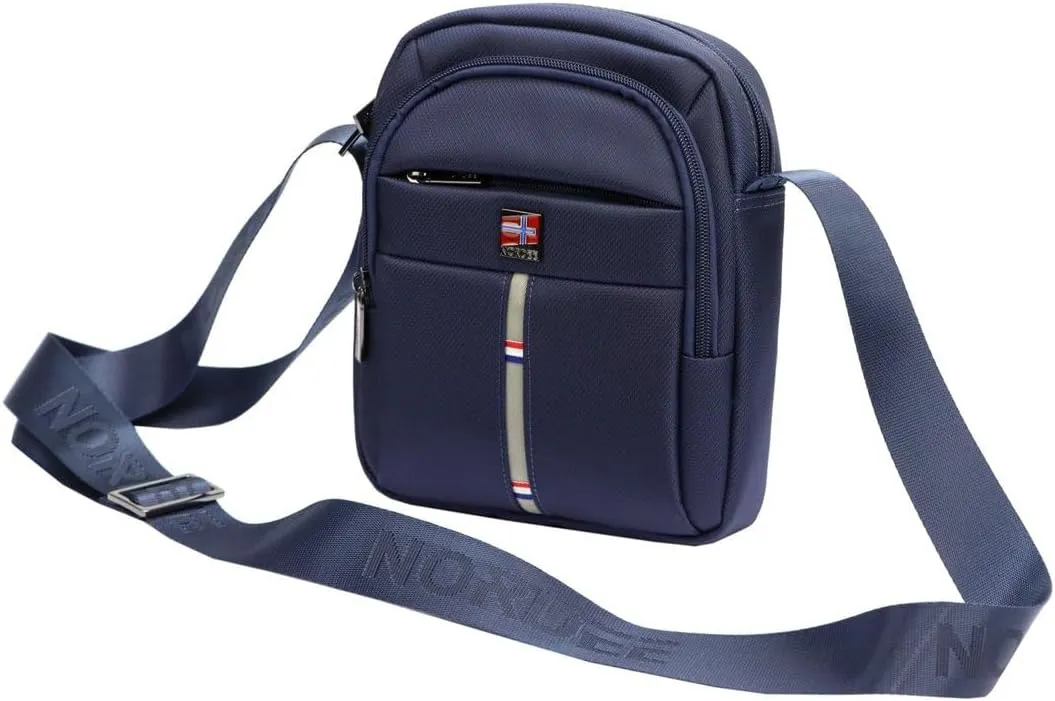 S111 Men's Shoulder Bag - Practical Polyester Shoulder Bag Men's 24 cm x 19 cm x 7 cm, Chest Bag, Small Bag Men