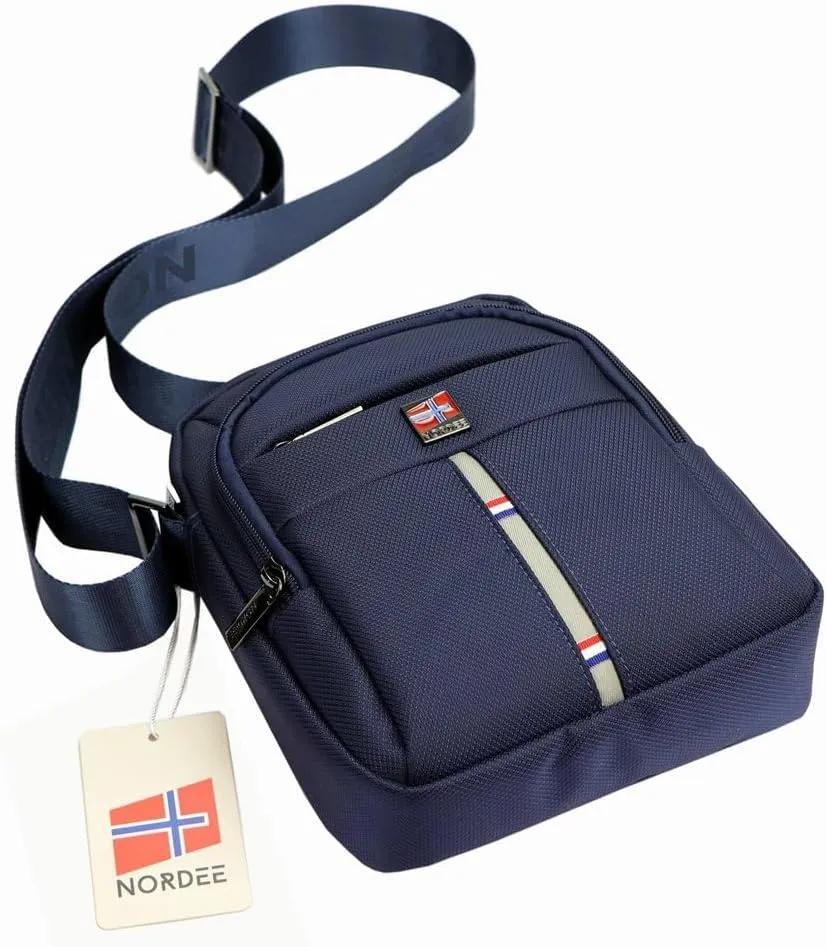S111 Men's Shoulder Bag - Practical Polyester Shoulder Bag Men's 24 cm x 19 cm x 7 cm, Chest Bag, Small Bag Men