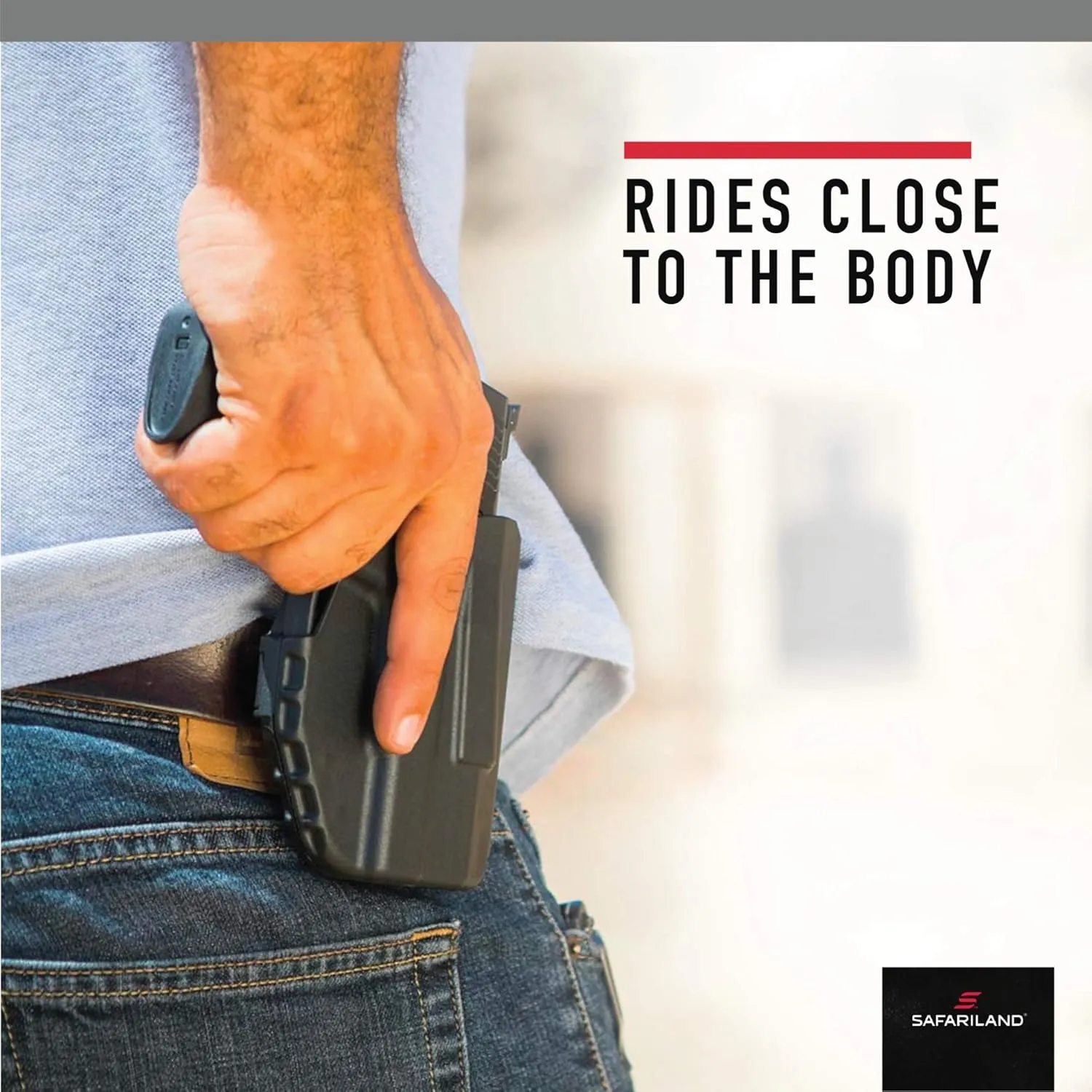 Safariland 6378, ALS Paddle and Belt Loop Combo Holster, Right Hand, STX Plain Black, Fits S&W M&P .45 w/ Safety