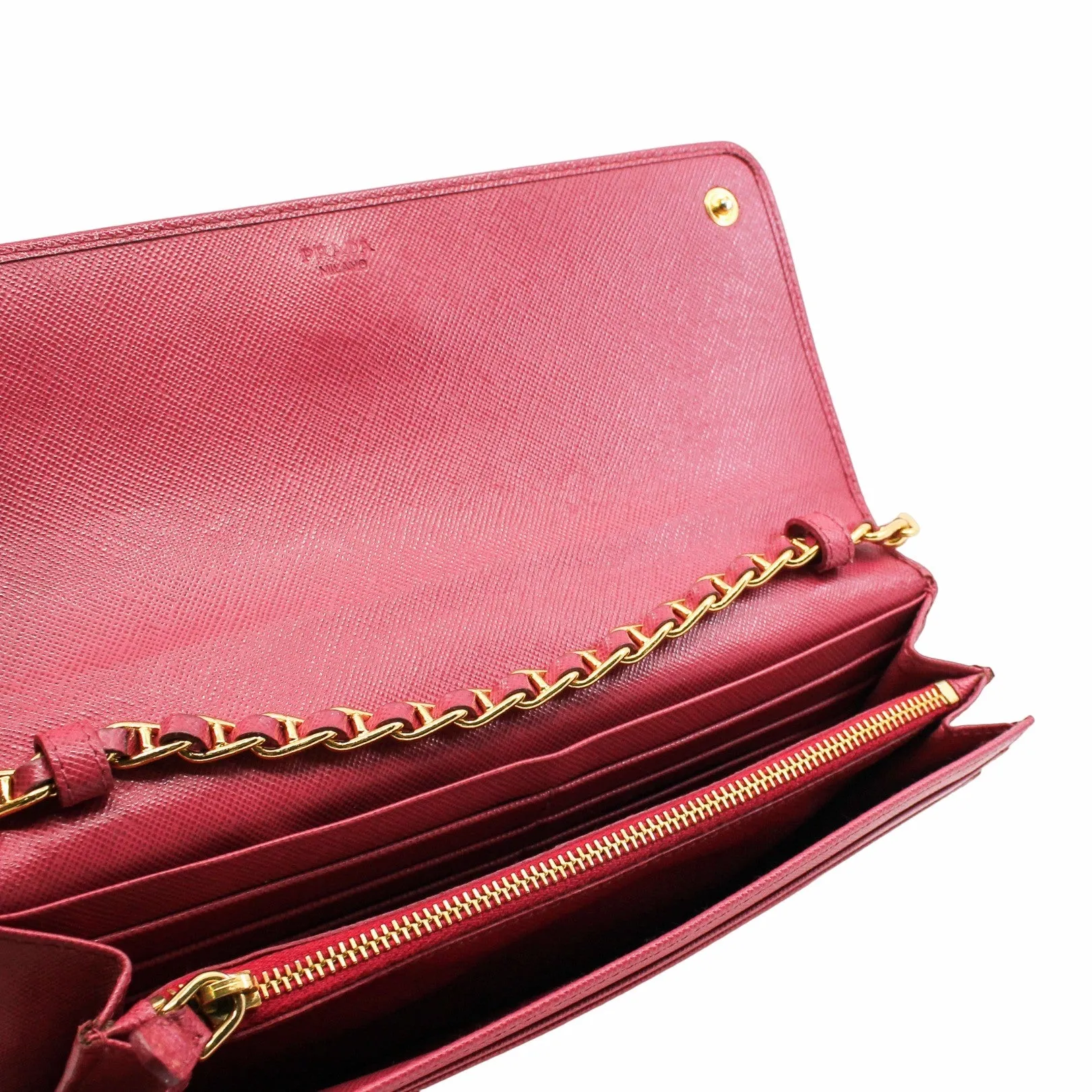 saffiano woc in epi leather pink ghw