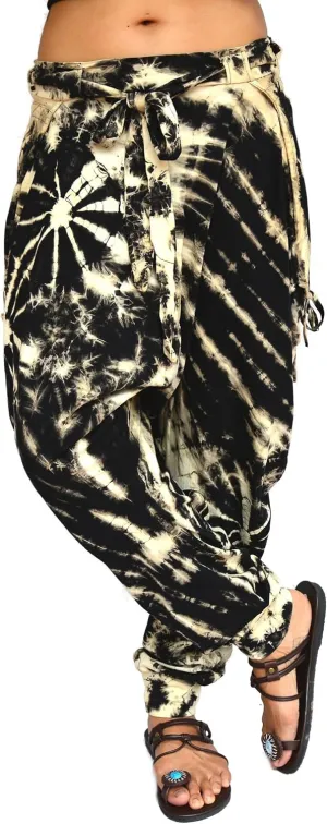 Sakoonee Women Men Baggy Harem Pants Lounge Trousers Palazzo Dhoti Style 2 Pockets Cotton