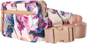 Samantha Brown To-Go Quilted Belt Bag (Abstract Floral)