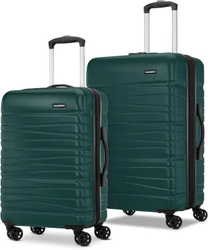 Samsonite Evolve SE Hardside Expandable Luggage with Spinners | Alpine Green | 2PC SET (Carry-on/Medium)