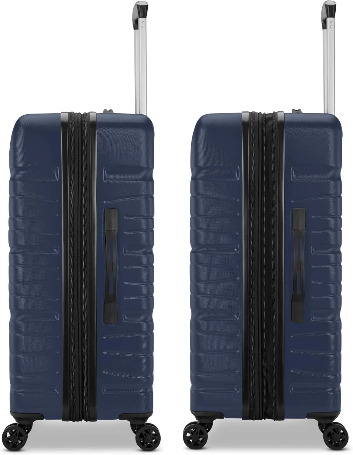 Samsonite Evolve SE Hardside Expandable Luggage with Spinners, Classic Navy, 2PC SET (Carry-on/Medium)