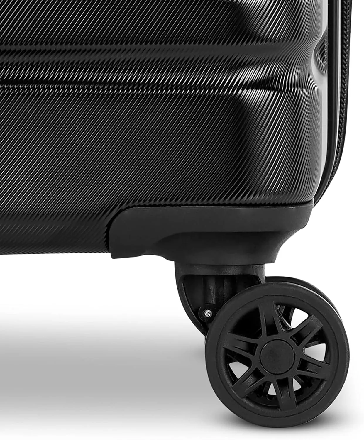 Samsonite Evolve SE Hardside Expandable Luggage with Spinners | Titanium | 2PC SET (Carry-on/Large)