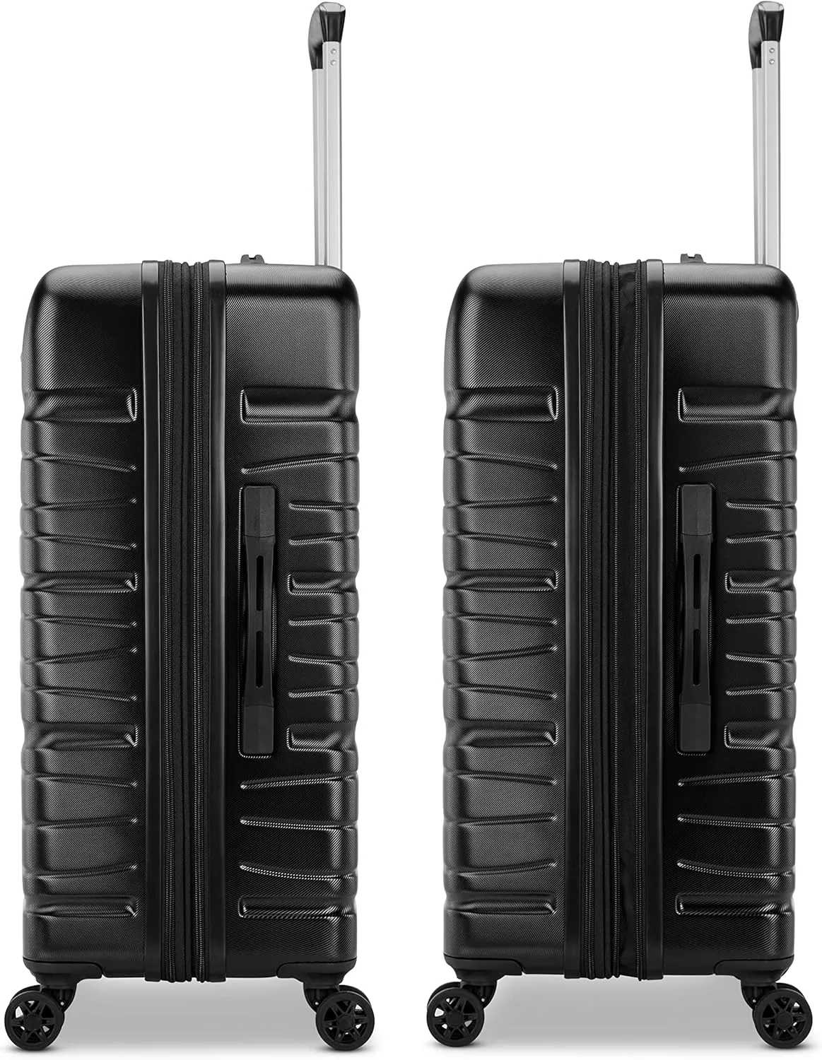 Samsonite Evolve SE Hardside Expandable Luggage with Spinners | Titanium | 2PC SET (Carry-on/Large)