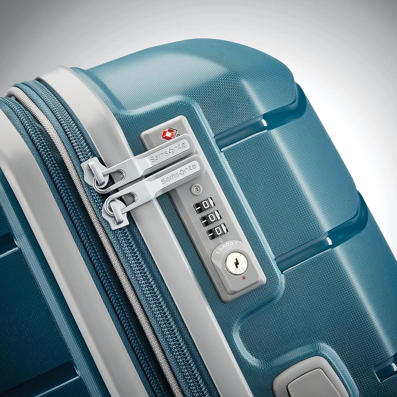 Samsonite Freeform Hardside Expandable Luggage with Spinners, Dark Teal, 2PC SET (Carry-on/Large)