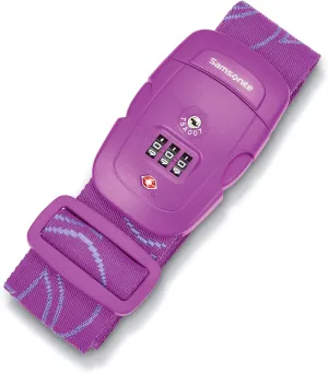 Samsonite Luggage Strap, Ultraviolet, Combination Lock