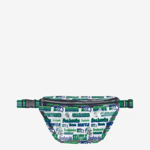 Seattle Seahawks Repeat Retro Print Clear Fanny Pack