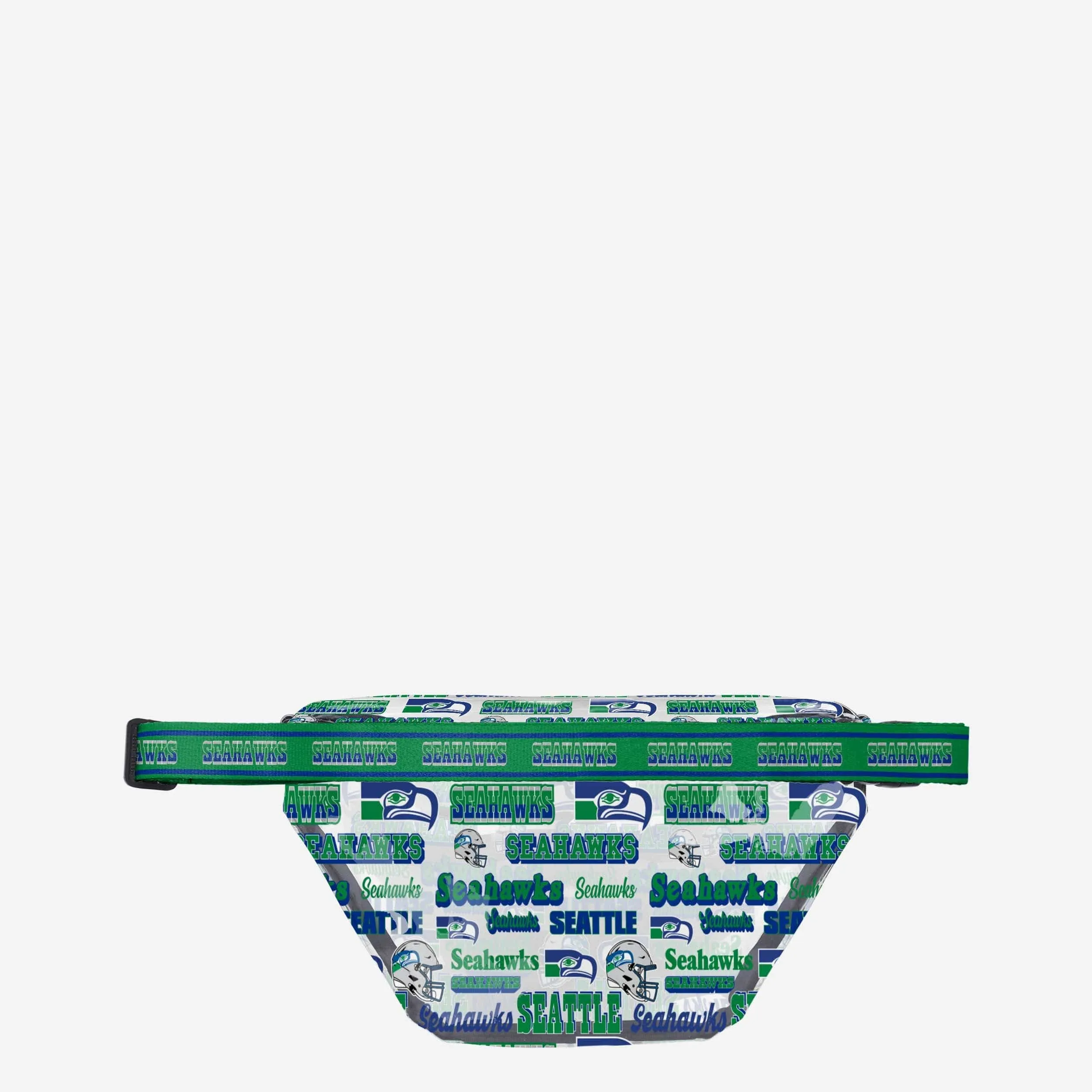 Seattle Seahawks Repeat Retro Print Clear Fanny Pack