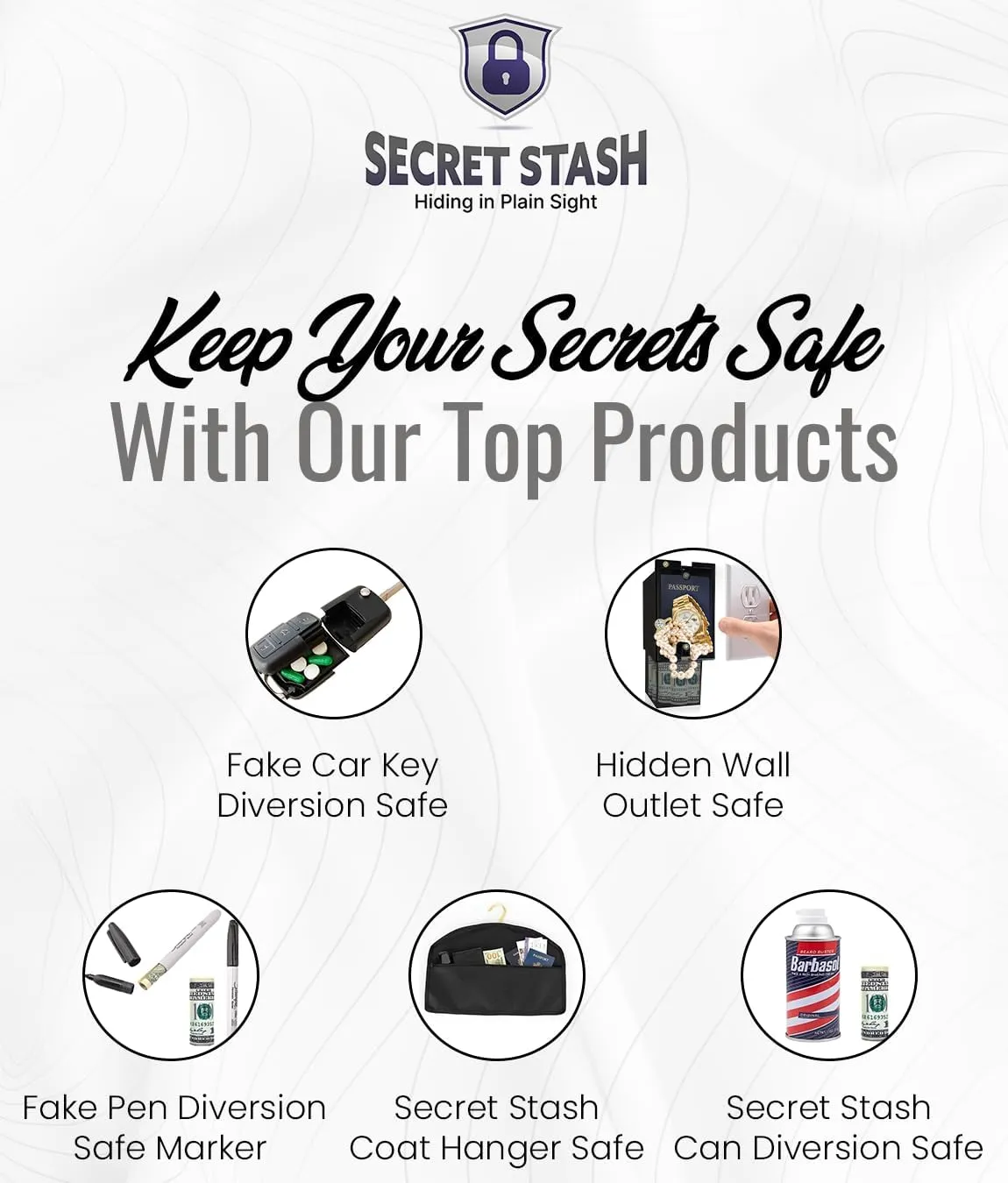 Security Money Belt with Hidden Money Pocket - Nylon Tactical Belt for Men & Women with Nonmetallic Buckle - Security Money Belt for Valuables, Cash, Passport - Cashsafe Anti-Theft Wallet