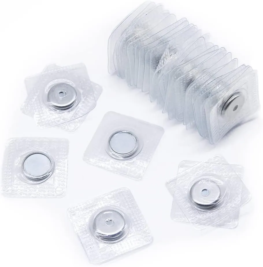 SEMINI Hidden Sew Magnetic Snap Invisible Hidden Sew in PVC Hidden Purse Closure for Fastener Handbag Cloth Clasp DIY Craft Sewing Tools