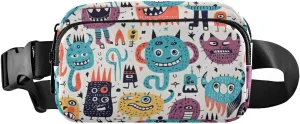 senya Strange Eyes Monster Fanny Pack Crossbody Bags for Women Belt Bag Running Waist Bag with Adjustable Strap