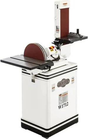 SHOP FOX W1712 1.5-Horsepower 6/12-Inch Combination Disc and Belt Sander