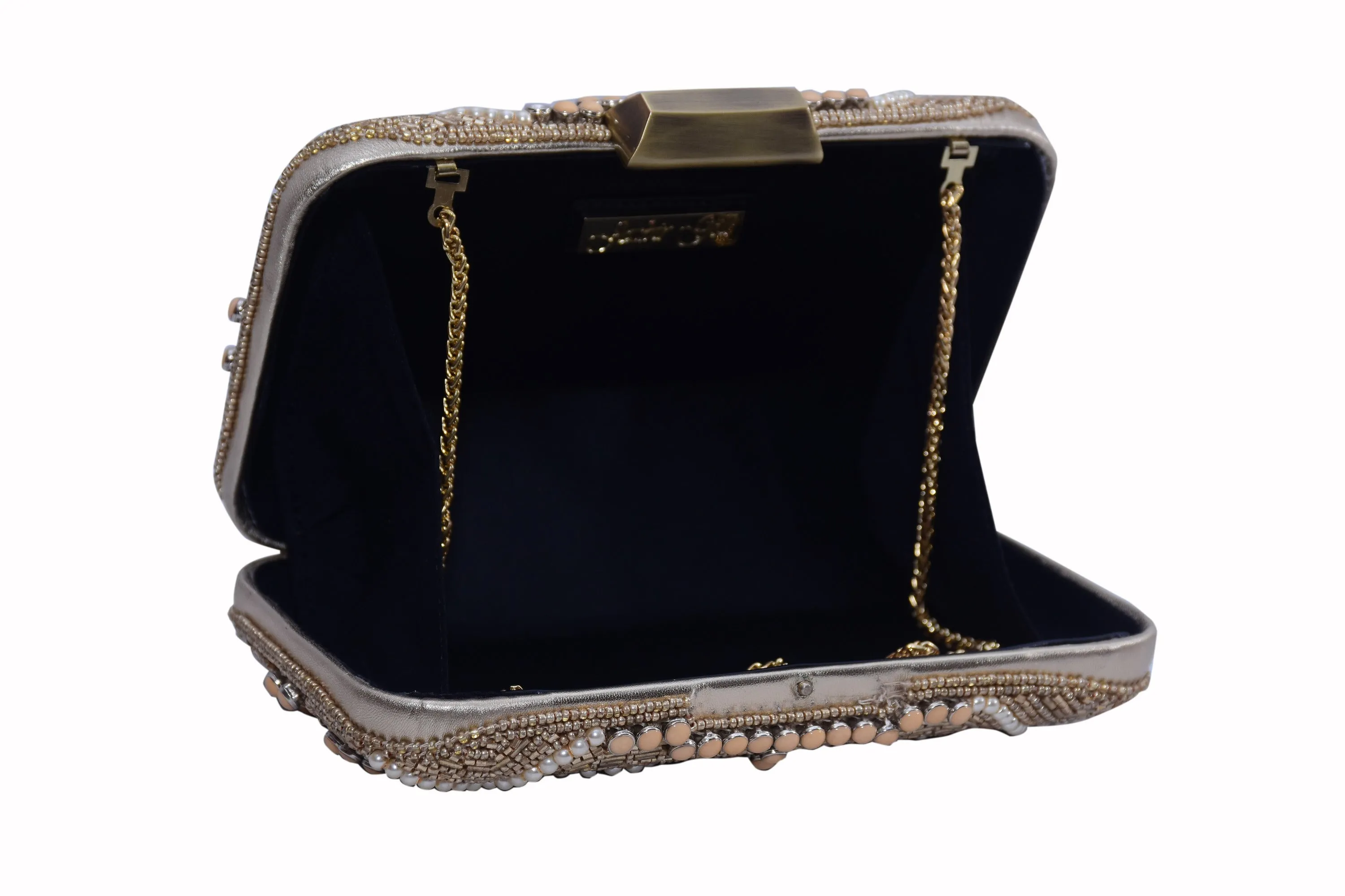 Signature Embellished Clutch