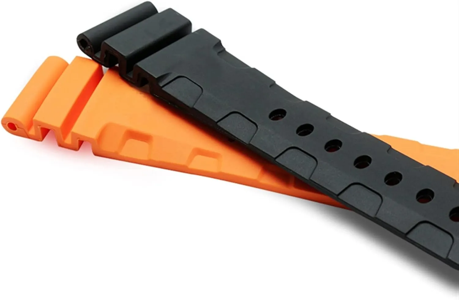 Silicone watchband for PAM111 PAM0061 PAM00682 wristband sport watch strap 24mm bracelet waterproof black accessories belt