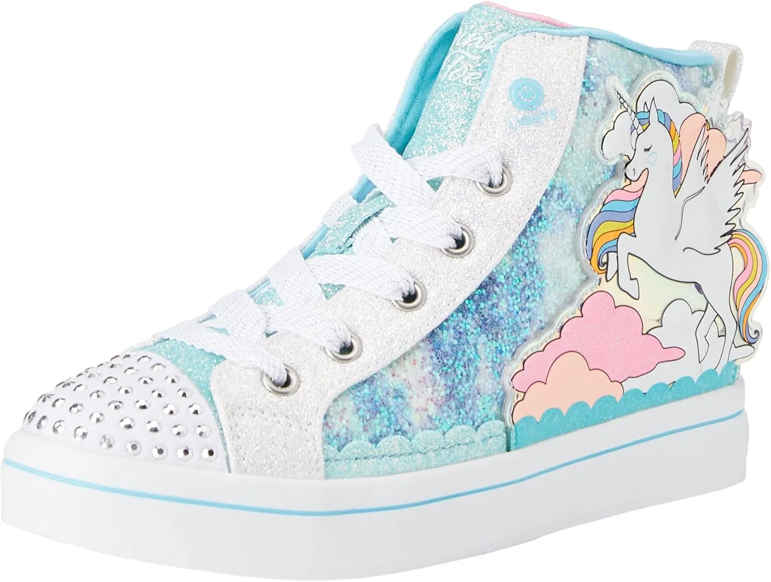 Skechers Girl's TWI-Lites 2.0-Enchanted Uni Sneaker