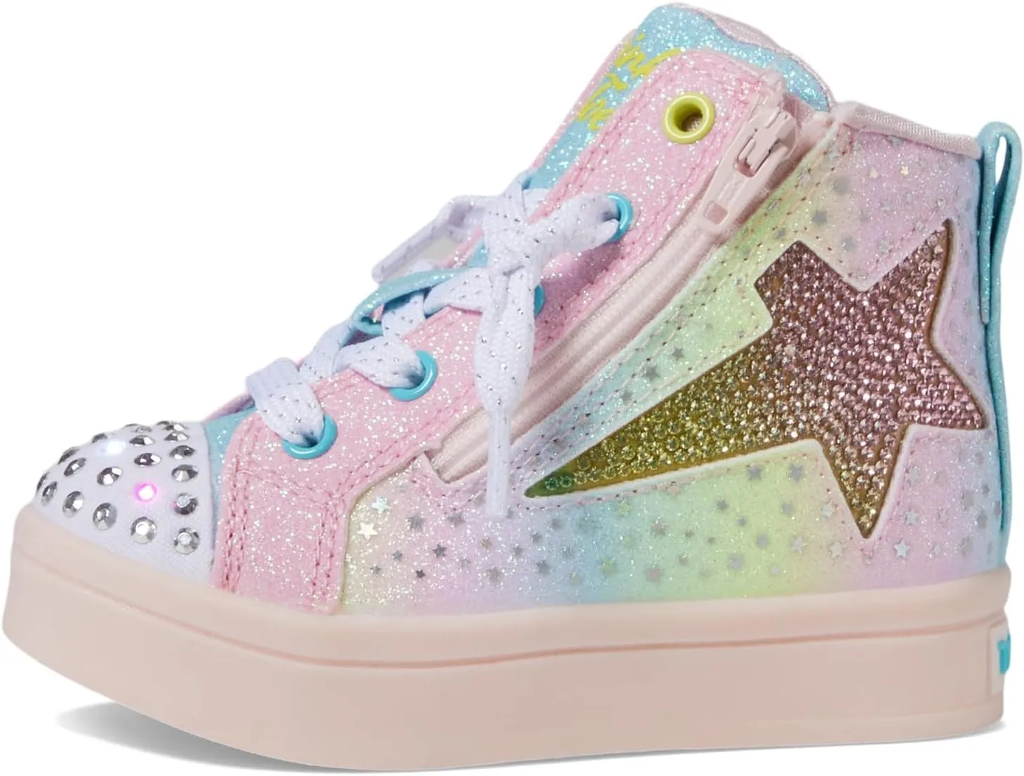 Skechers Girl's TWI-Lites 2.0-Star Zips Sneaker