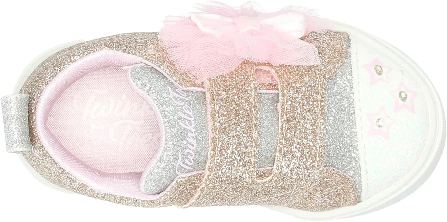 Skechers girls Twinkle Sparks Glitter Gems sneaker