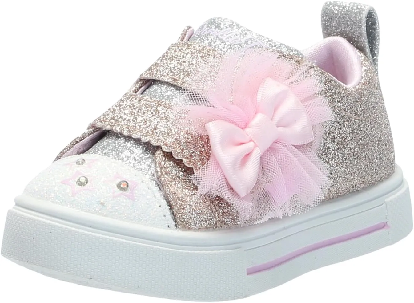 Skechers girls Twinkle Sparks Glitter Gems sneaker
