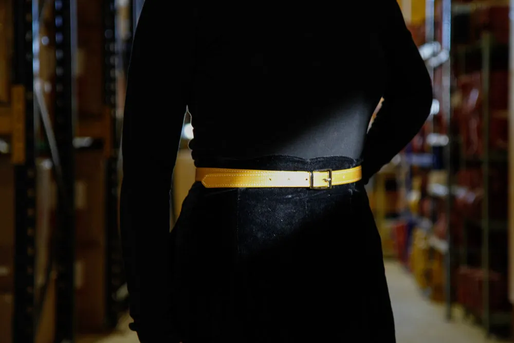 Skinny Stitch Belt