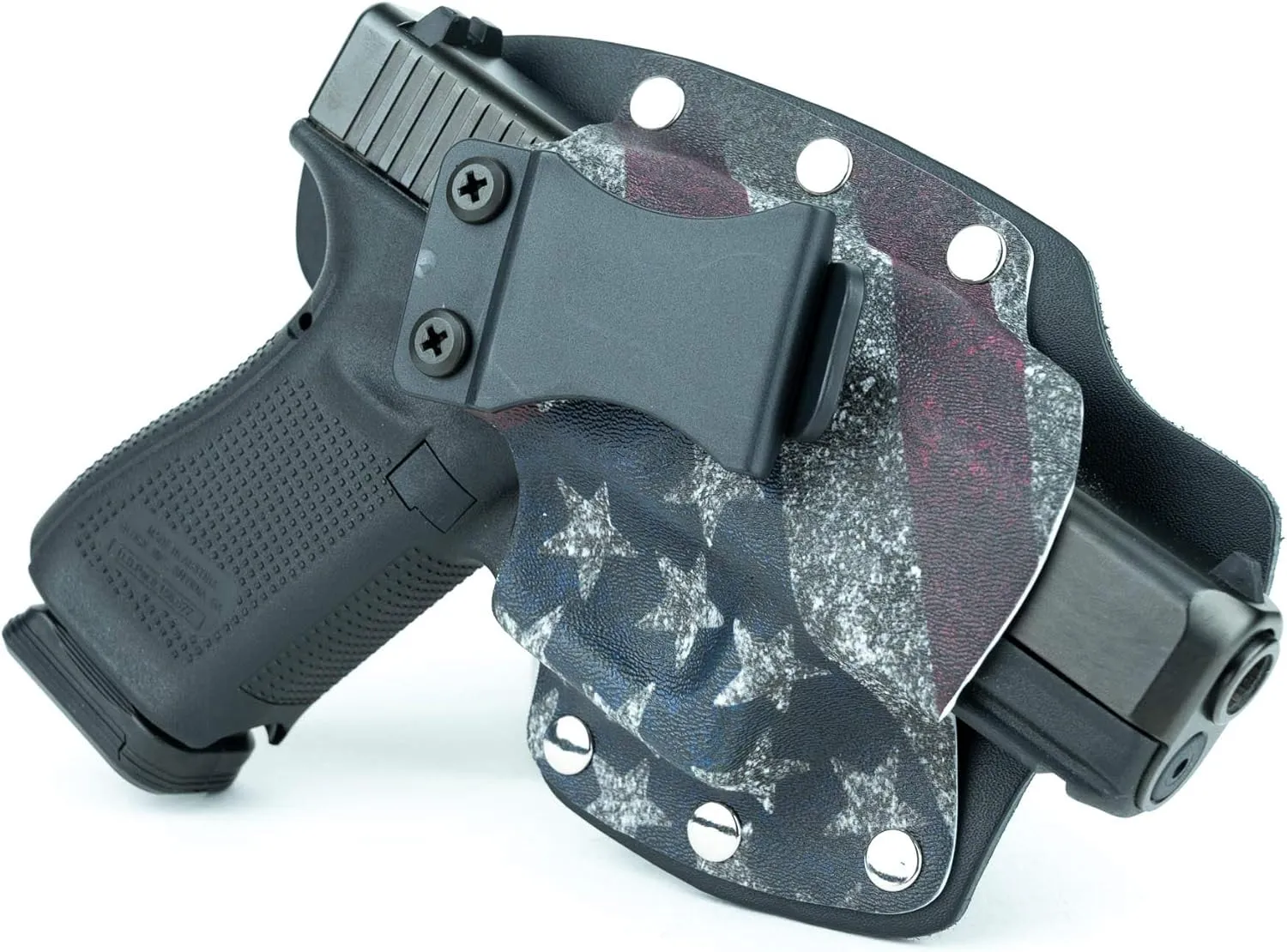 Slanted Flag IWB Hybrid Concealed Carry Holster (Right-Hand, for Ruger Security 9 - Full Size & Compact)