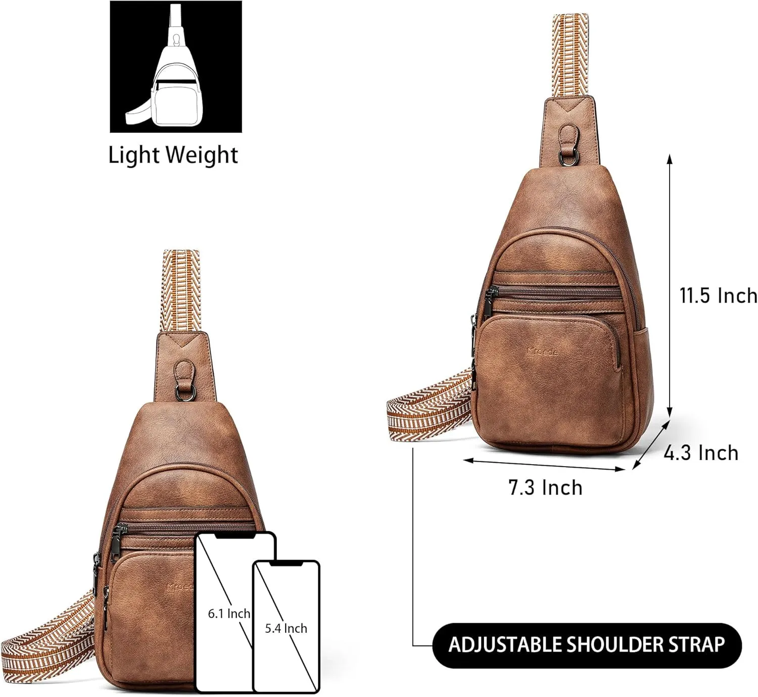 Sling Bag Crossbody Bags for Women Fanny Packs Purse Backpack Casual Daypacks for Travel Work Shopping