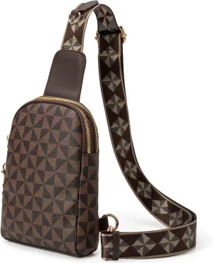 Sling Bag for Women, Crossbody Fanny Pack - Lightweight Chest Bag for Travel, Adjustable Strap & Hidden Pocket